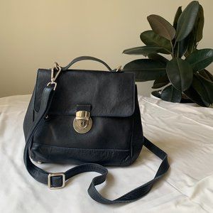 Roots Leather Satchel